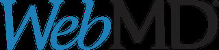 WebMD logo with blue Web text and gray MD text